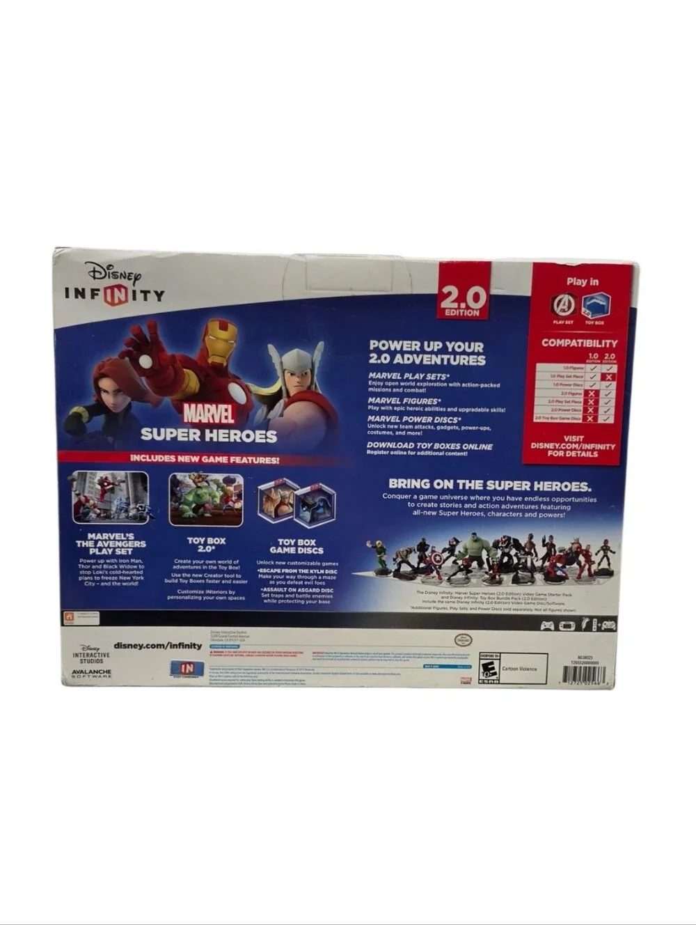 2012 Nintendo Wii U Disney Infinity Marvel Super Heroes 2.0 Starter Pack